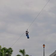 Curry-Competition | Tag 28: Die Petronas Towers, der Fernsehturm und »Berhati-hati!« | Nr. 21 Ziplining am Menara KL