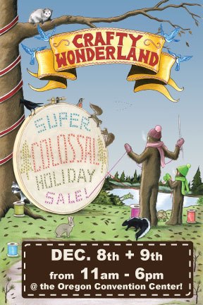 Serendipity – Teil 1 | Tag 29: Das Crafty Wonderland, ein amerikanischer Volkssport und die jüdisch-lesbische Anarchohochzeit | Nr. 12 Portland - Crafty Wonderland - 2012-12-08