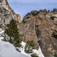 Wenige Kurven vor dem Eingang zur Schlucht