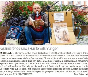 Binger Wochenblatt, 23.9.2015: »Faszinierende und skurrile Erfahrungen«