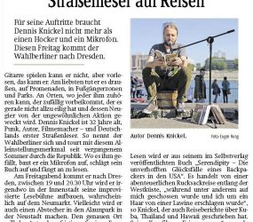 Sächsische Zeitung, 19.5.2016: »Straßenleser auf Reisen«