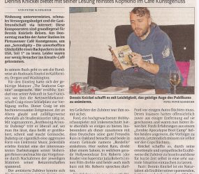 Rheinpfalz (Pirmasens), 24.12.2016: »Reise ins Abenteuer« (Live-Bericht)