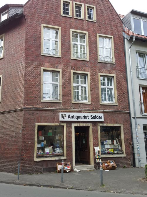Münster: Antiquariat Solder bzw. Wilsberg (3.9.2016)