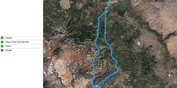 Serendipity – Teil 2 | Tag 78: Des Teufels Brücke | Nr. 226 26.1.2013: Flagstaff – Village of Oak Creek – Sedona