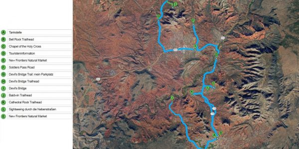 Serendipity – Teil 2 | Tag 78: Des Teufels Brücke | Nr. 227 26.1.2013: Sedona & Village of Oak Creek